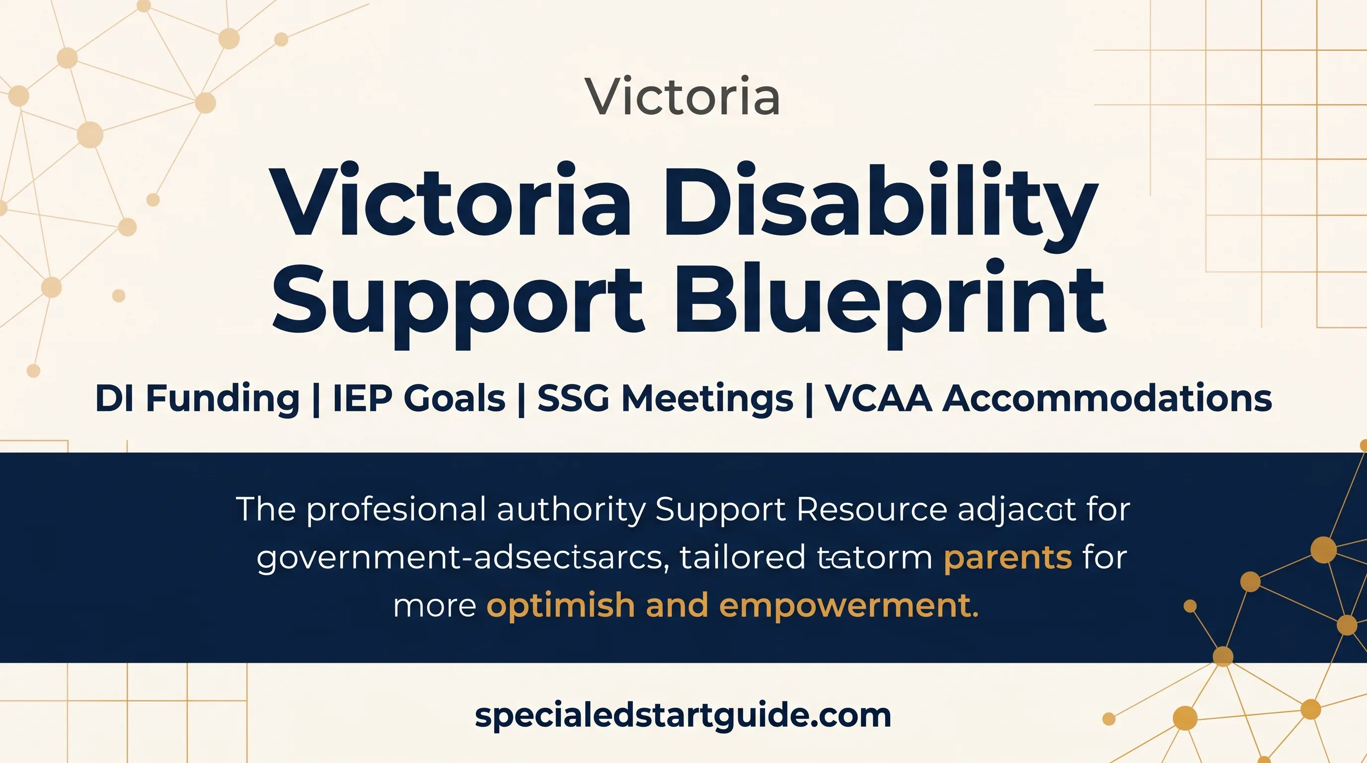 Victoria Disability Support Blueprint — Navigate DIPs, Funding Tiers & SSG Meetings