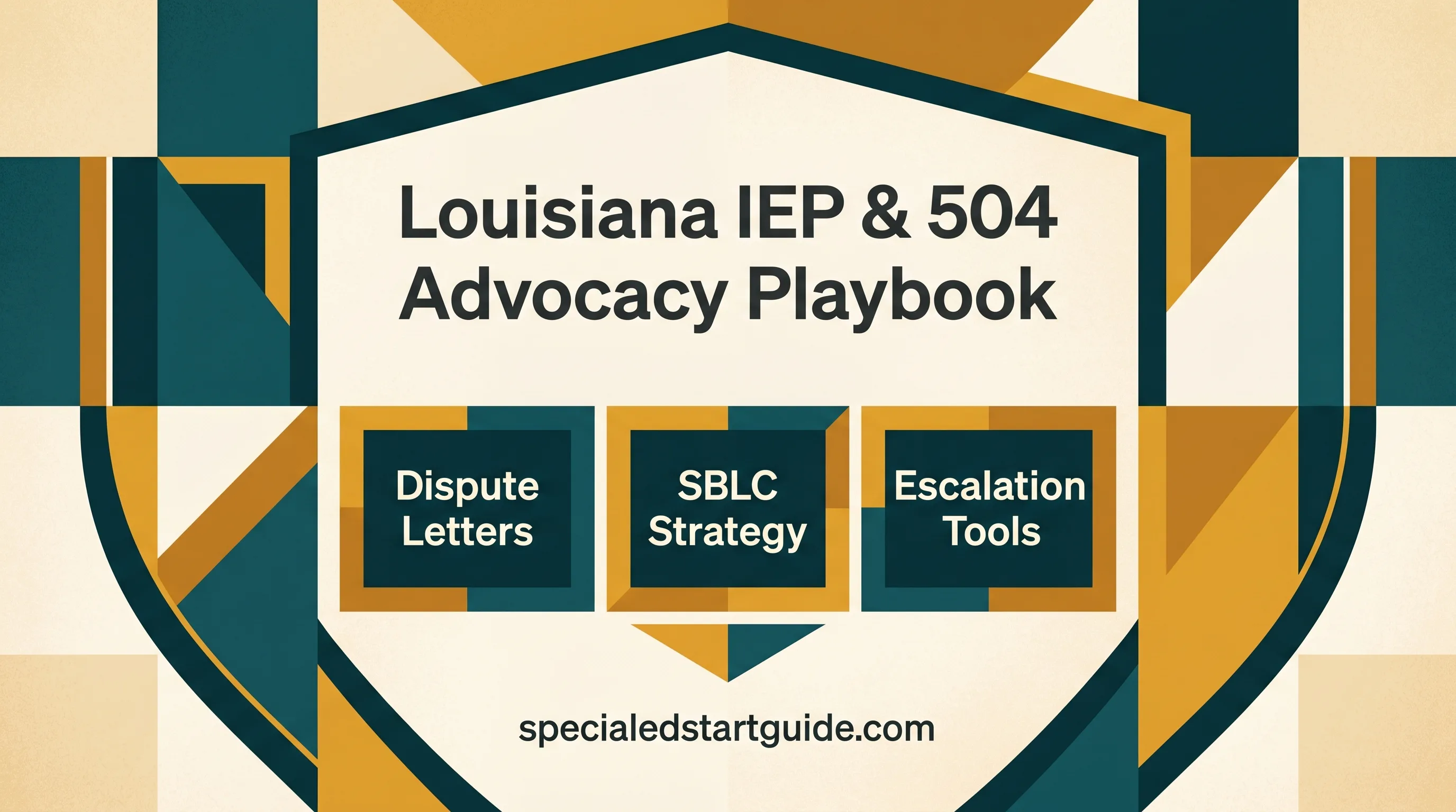 Louisiana IEP & 504 Advocacy Playbook — Bulletin 1508 & Due Process Scripts