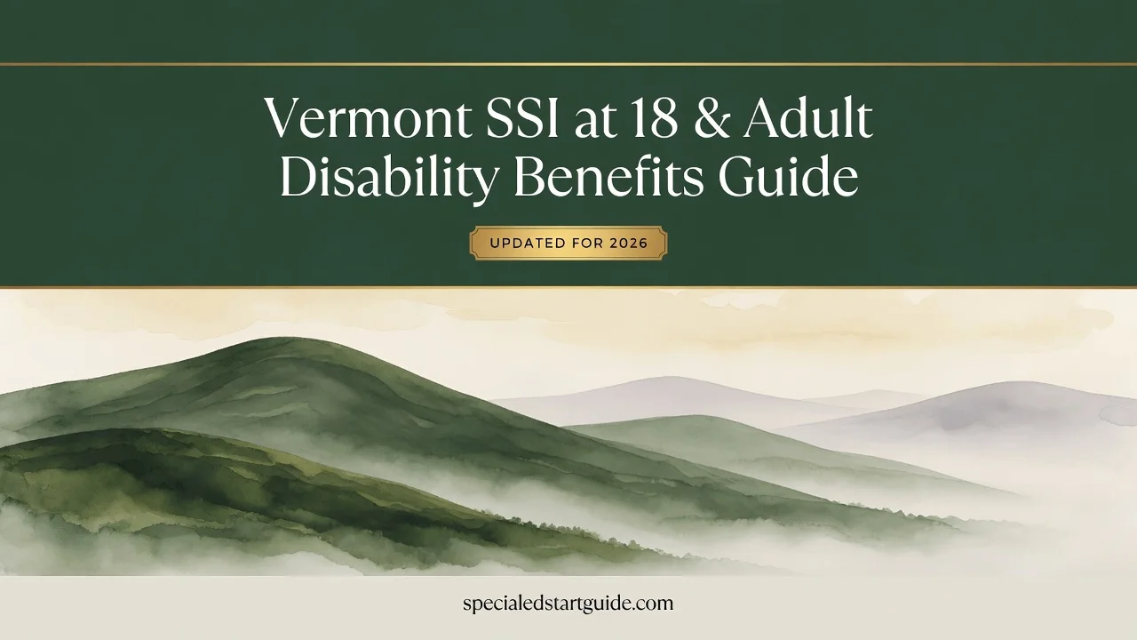 Vermont SSI at 18 & Adult Benefits — One Roadmap, Every Agency